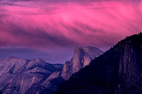 Half Dome at Dusk, photo from Tunnel View