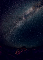 Milky Way over Half Dome